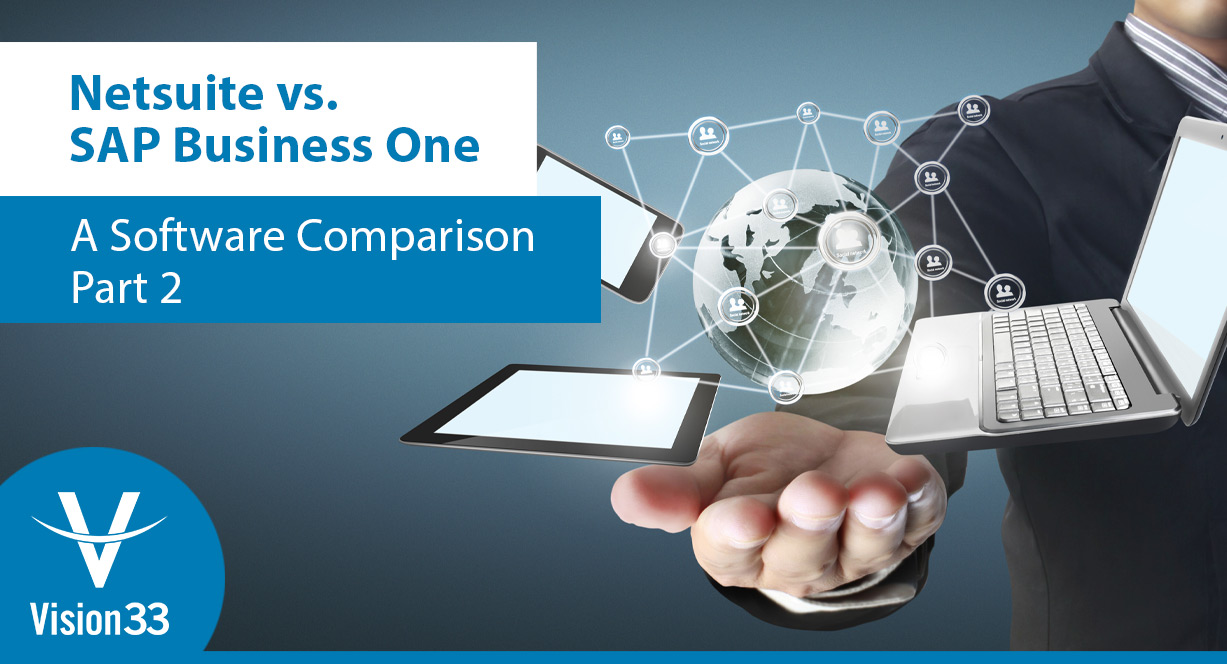 SAP Business One Vs. NetSuite Part 2: Global ERP Solution